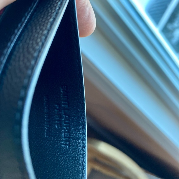 Authentic Yves Saint Laurent Leather Card Holder - Picture 6 of 7